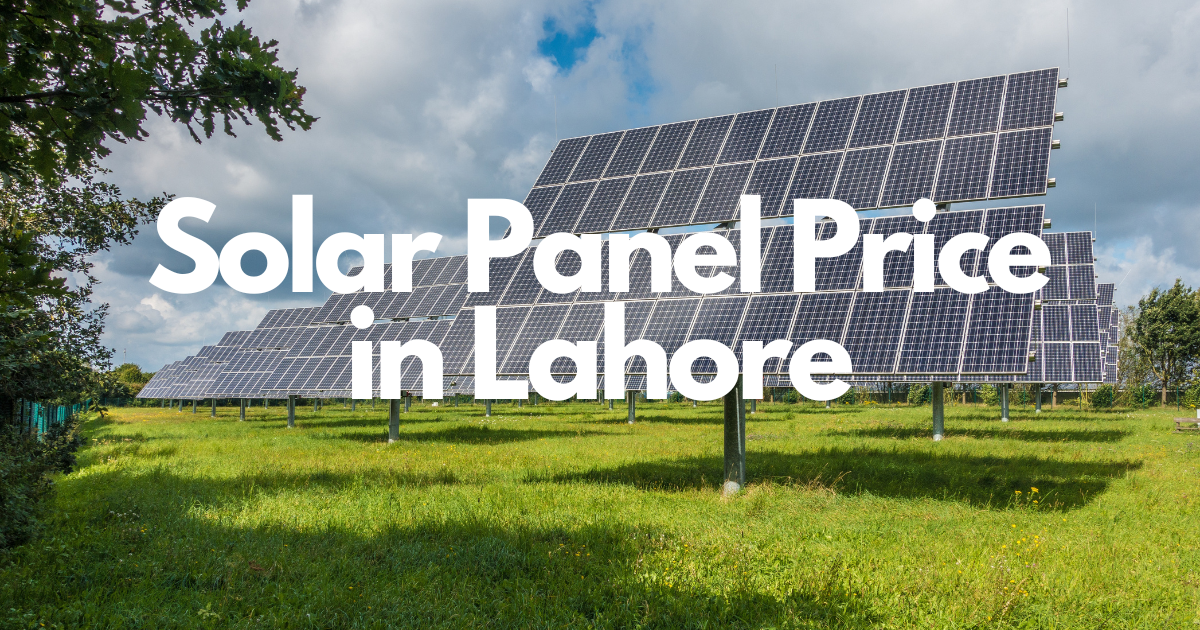 Solar Panel Price In Lahore Tax Free Solar Plates In Lahore