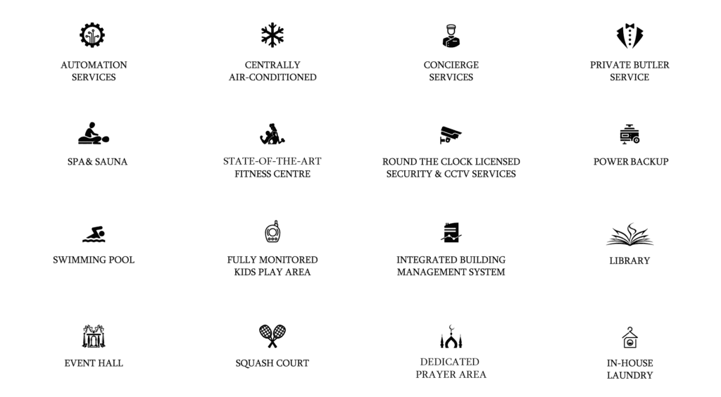 autograph apartments Lahore Modern Amenities